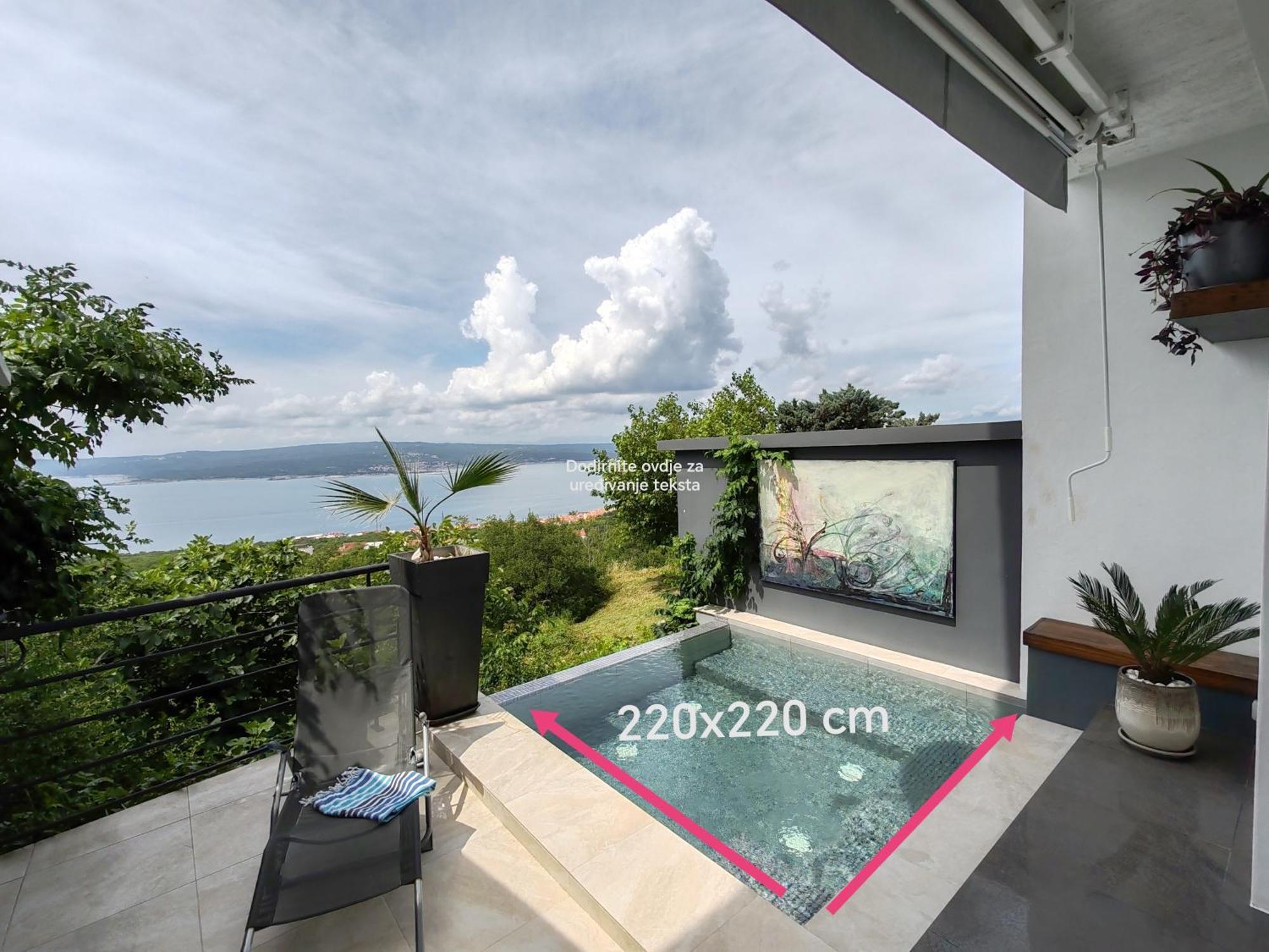 Art Gallery House With A Small Relaxing Pool Crikvenica Extérieur photo